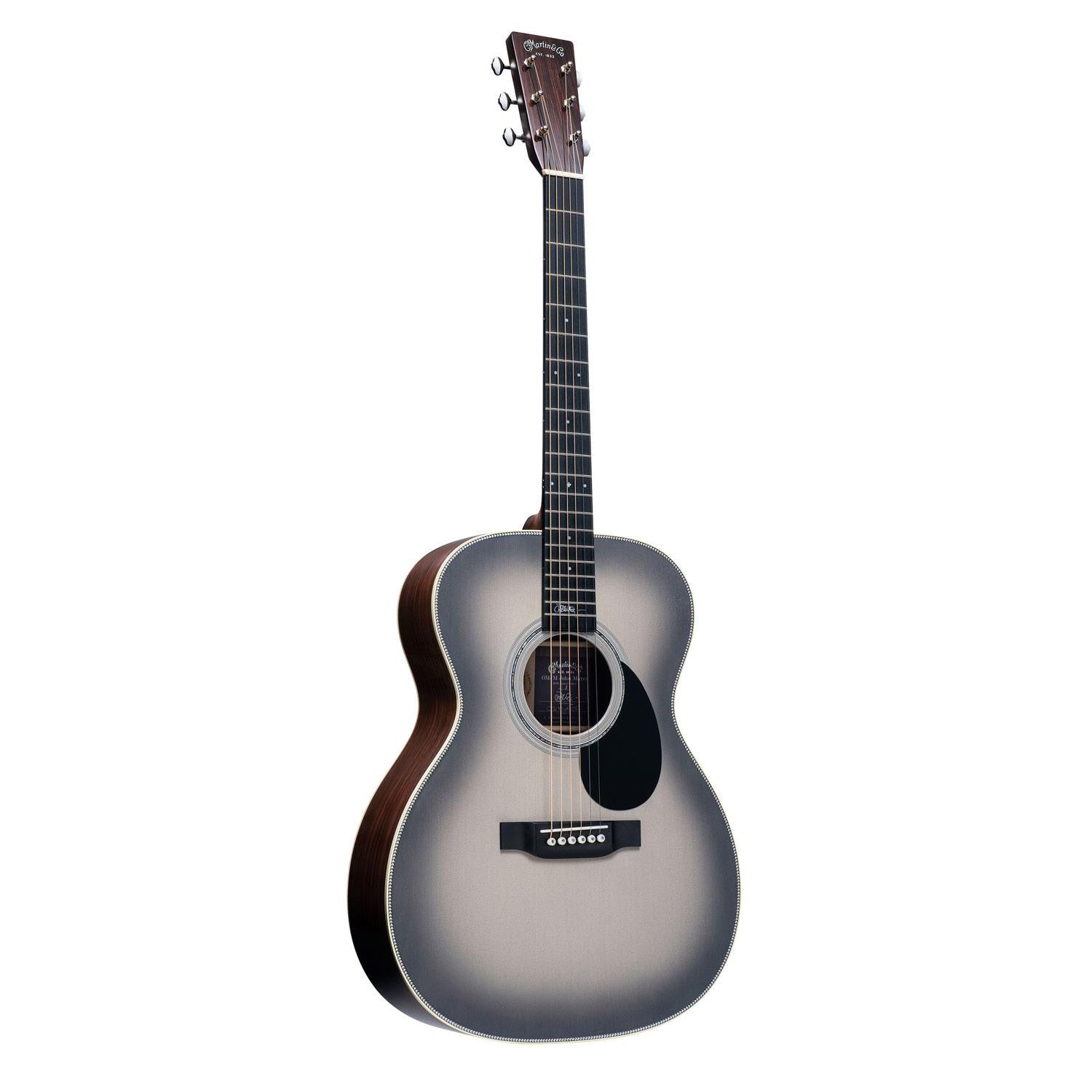 Martin OMJM John Mayer 20th Anniversary, Platinum Gray Burst